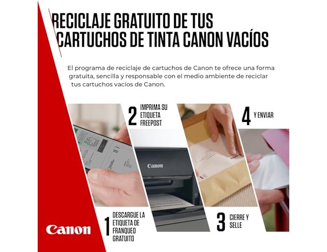 INK-JET CANON PHOTO VALUE PACK PG-560 + CL561 + 50 HOJAS PAPEL FOTO GLOSSY 10X15 CM